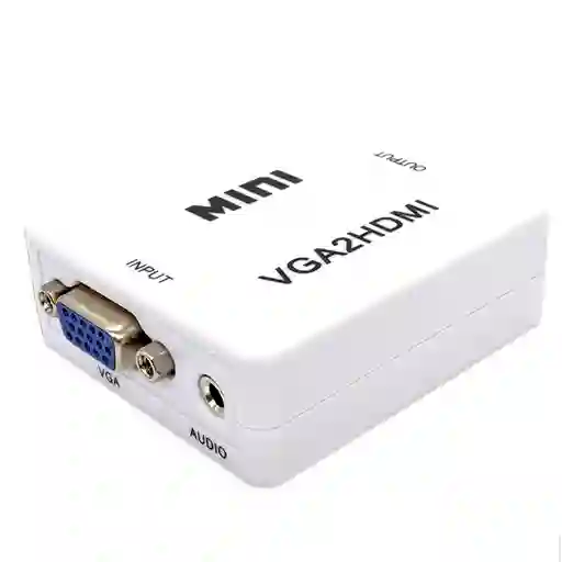 Caja Convertidora Vga A Hdmi Audio
