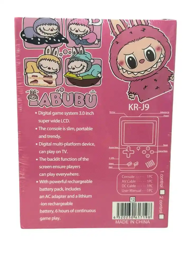 Labubu Consola De Juegos Retro Animada