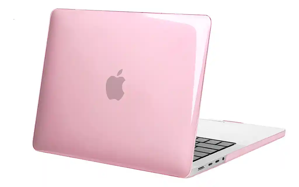 Carcasa / Case + Protector Teclado Macbook Pro 14 Español Pink