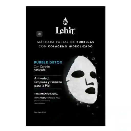 Lehit Mascara Facial De Burbujas Con Colagen0 Hidrolizado 25ml