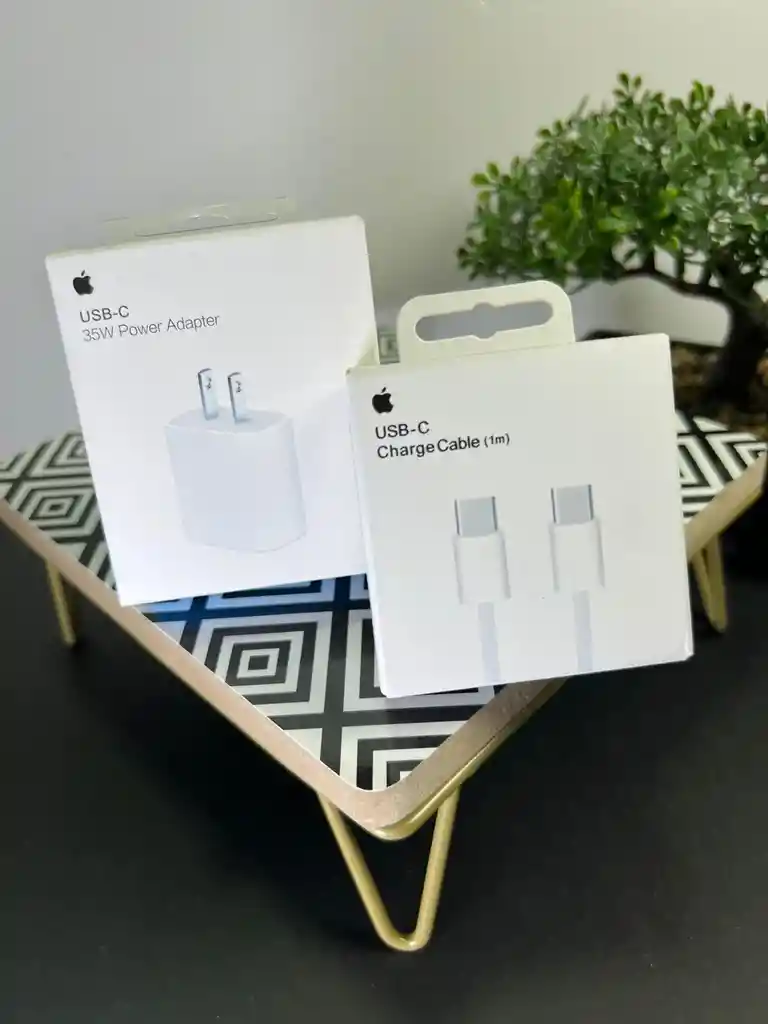 Cargador Para Iphone 15 Pro Max De 35w Carga Rápida Completo