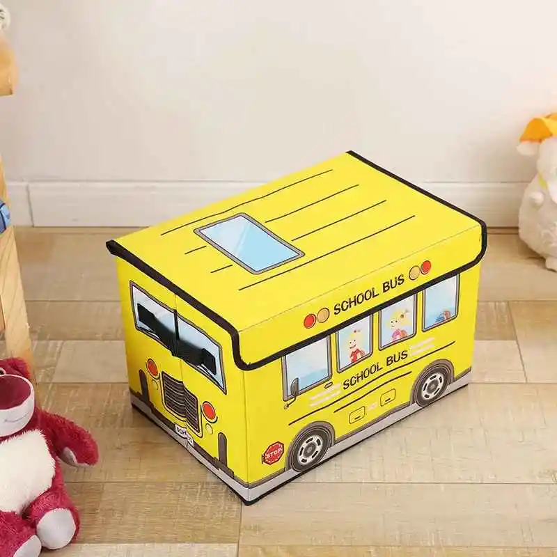 Organizador De Juguetes Y Ropa Infantil Caja Con Tapa