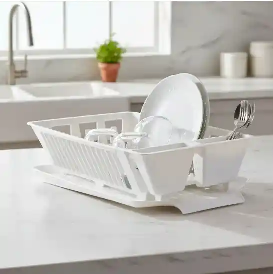 Seca Platos Escurridor Con Bandeja Plástico Vanyplas