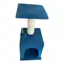 Gimnasio Para Gatos Con Rascador, Cama Y Cueva 75x35x35 Cm Color Azul