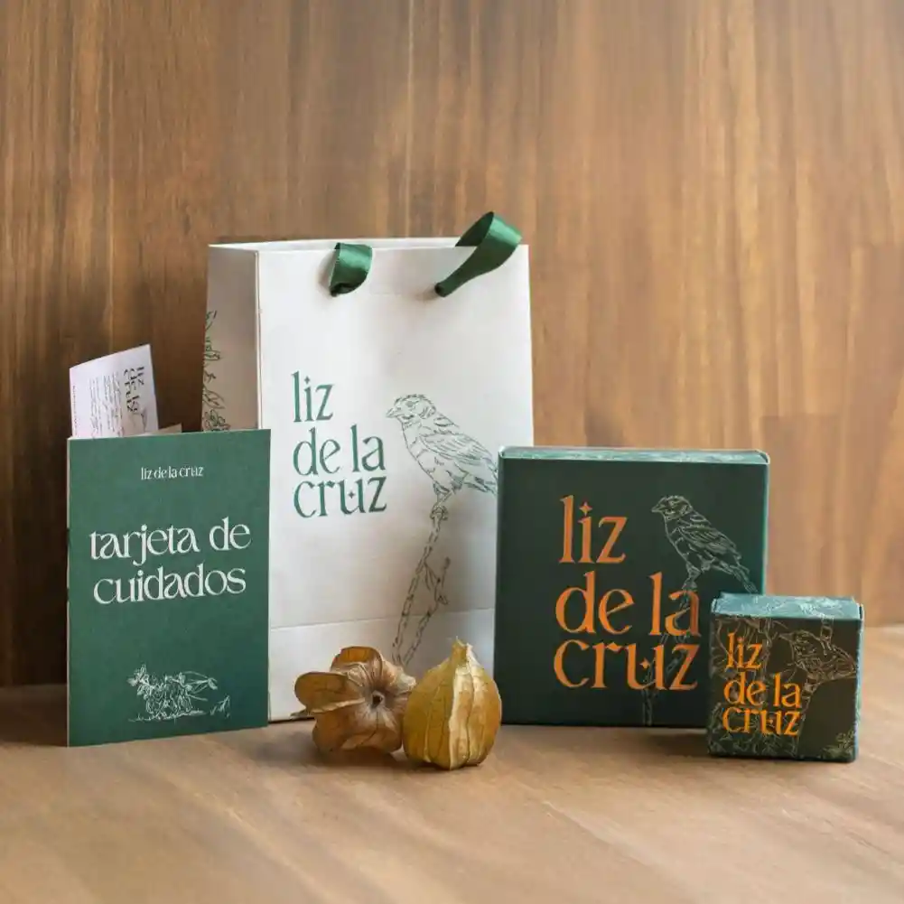 Collar Corteza Palma Esmeralda