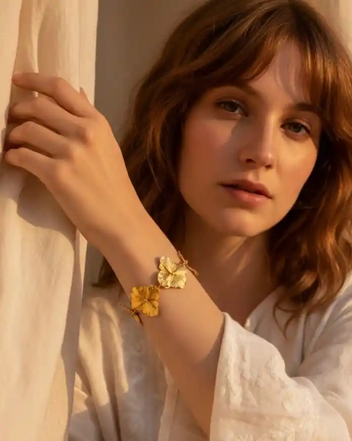 Pulsera Cinco Flor Hortensia