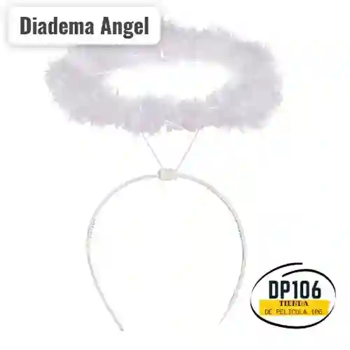 Diadema Angel Blanco Halloween