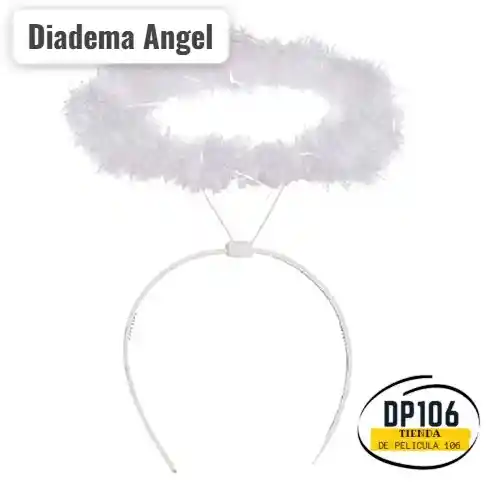 Diadema Angel Blanco Halloween
