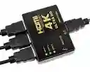 Switch Hdmi 3x1 4k Con Control