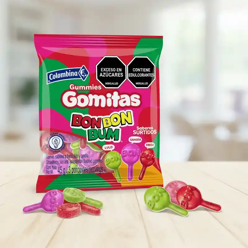 Gomita Bon Bon Bum Surtida X 45 G
