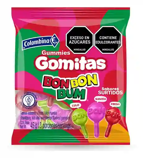 Gomita Bon Bon Bum Surtida X 45 G