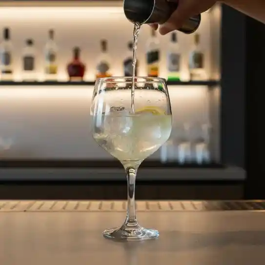 Copa Ginebra Gin Tonic 6 Unidades Vidrio Marca Cristar