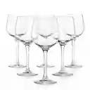 Copa Ginebra Gin Tonic 6 Unidades Vidrio Marca Cristar