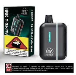 Vapeador Fume Super K Blueberry Mint 20.000 Puffs