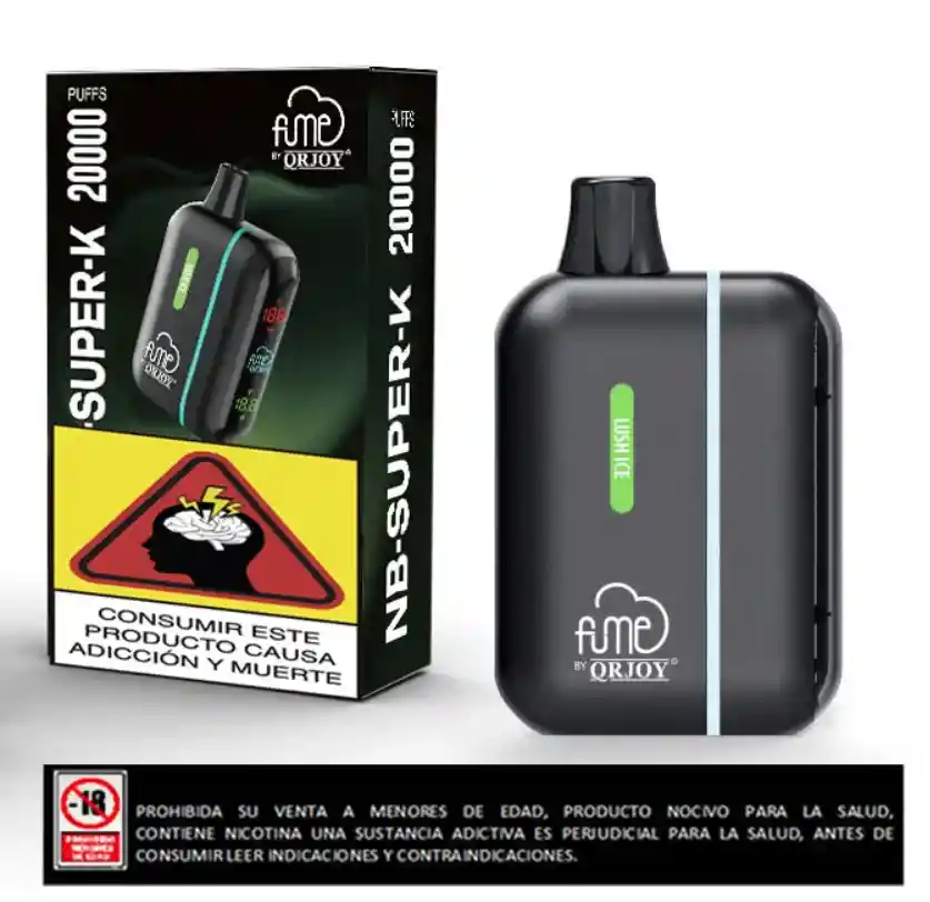 Vapeador Fume Super K Lush Ice 20.000 Puffs