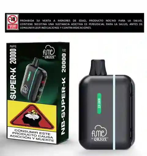 Vapeador Fume Super K Mint Ice 20.000 Puffs