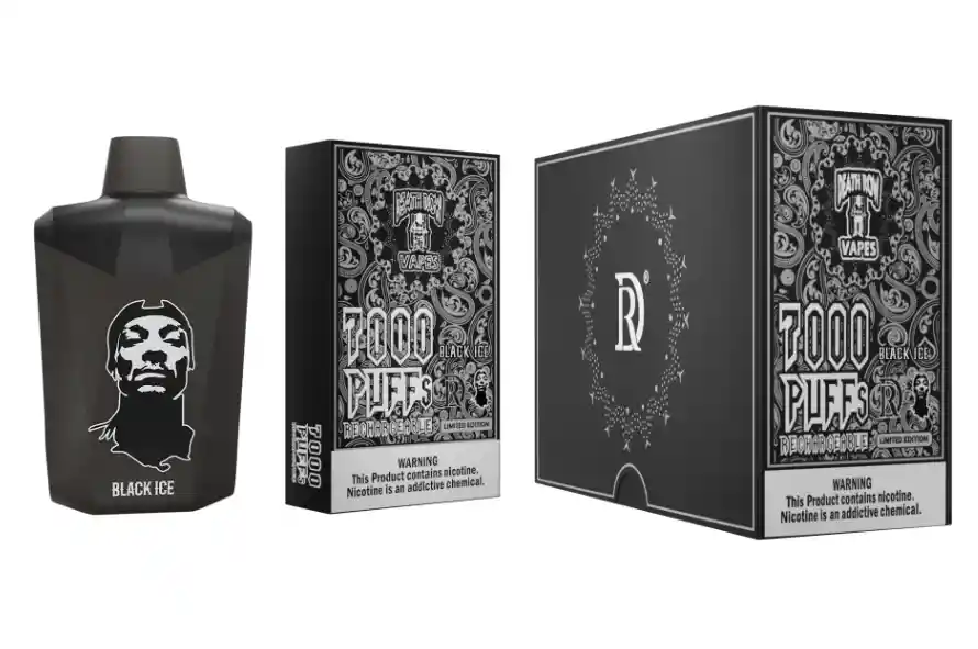 Vapeador Death Row Black Ice 7.000 Puffs