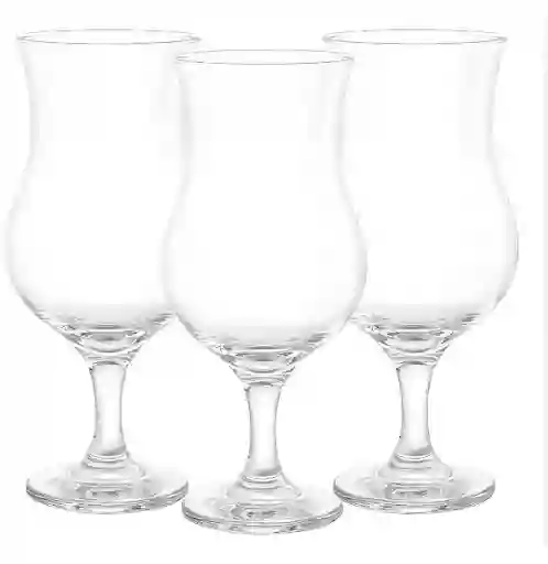 Copa Vaso Cervecera Estuche X3 Praga Vidrio Cristar