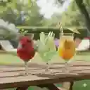 Copa Vaso Cervecera Estuche X3 Praga Vidrio Cristar