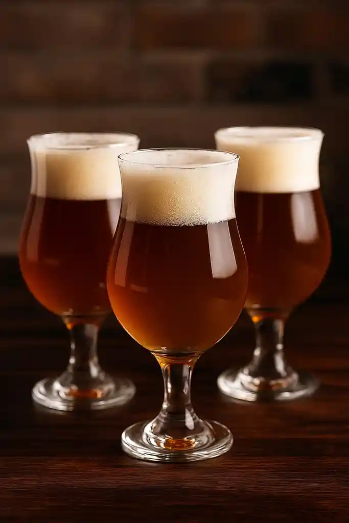 Copa Vaso Cervecera Estuche X3 Praga Vidrio Cristar