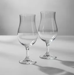 Copa Cervecera Vaso Estuche X2 Praga Vidrio Cristar