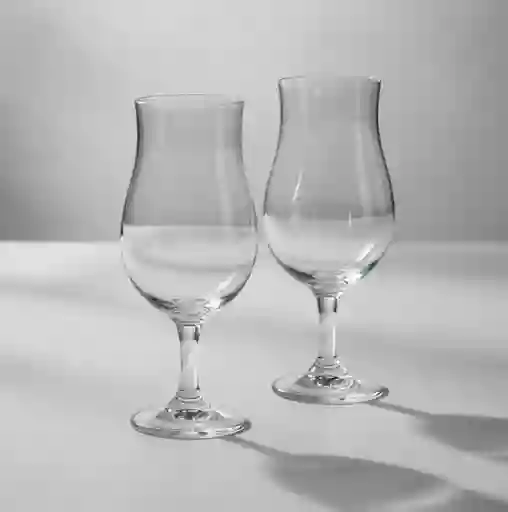 Copa Cervecera Vaso Estuche X2 Praga Vidrio Cristar