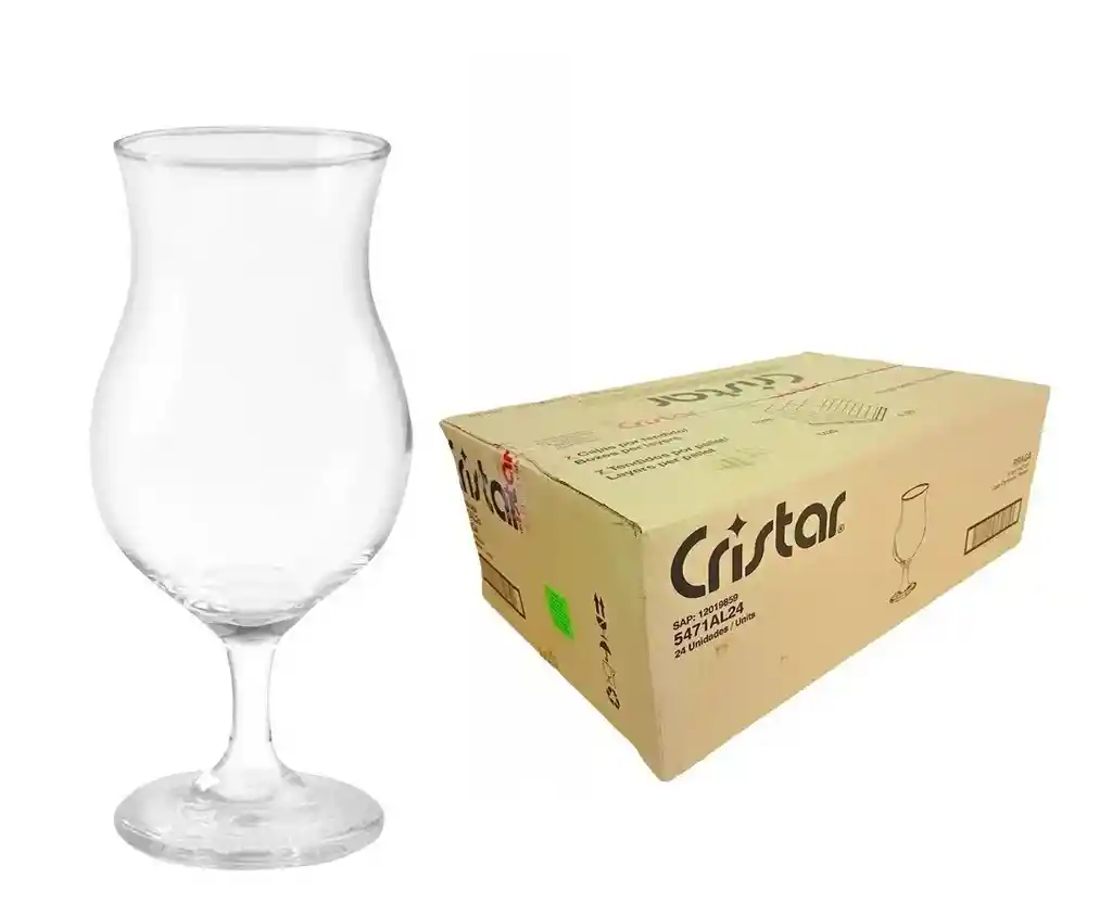Copa Cervecera Praga Caja X 24 Unidades Cristar