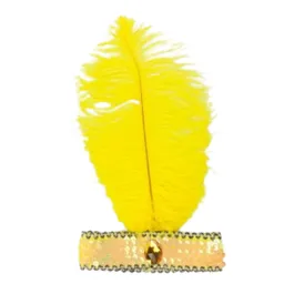 Halloween Balaca Plumas Charleston