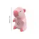 Peluche Capibara Interactivo Movimiento Luz Y Música Juguete Niños Niñas Color Rosa