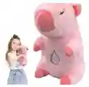 Peluche Capibara Interactivo Movimiento Luz Y Música Juguete Niños Niñas Color Rosa
