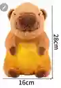 Peluche Capibara Interactivo Movimiento Luz Y Música Juguete Niños Niñas Color Café