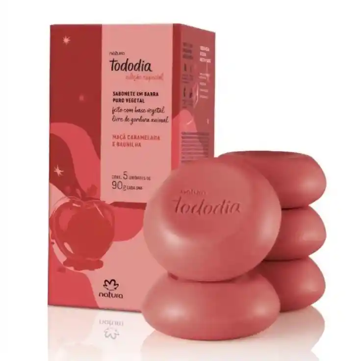 Manzana Caramelizada Caja Por 5 Jabones Natura