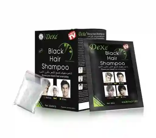 Shampoo Tinte Cubre Canas Color Negro