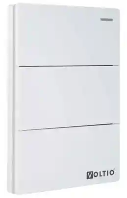 Interruptor De Lujo Triple Conmutable 10a 125v Linea Gemini Blanco