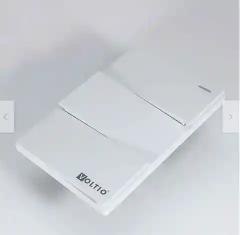 Interruptor De Lujo Triple Conmutable 10a 125v Linea Gemini Blanco