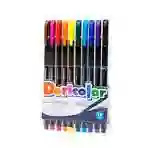 Marcador Punta Fina Doricolor O,7 X 10 Un