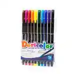 Marcador Punta Fina Doricolor O,7 X 10 Un
