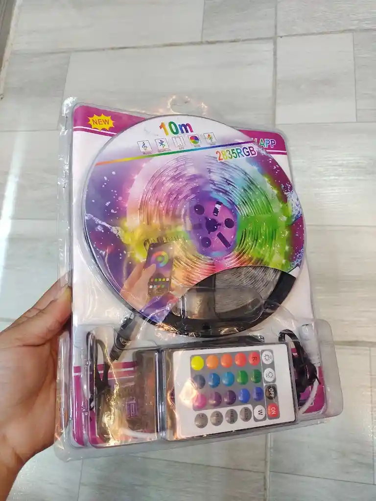 Luces Led 10 Metros Rgb Básica Con Control