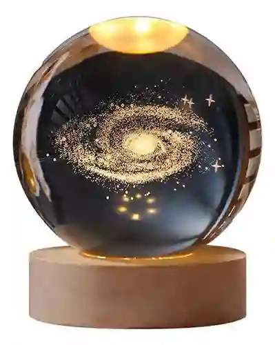 Lámpara Esfera De Cristal Galaxia