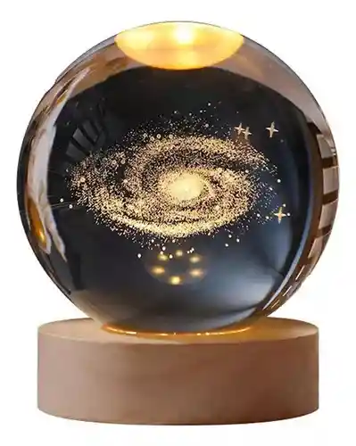 Lámpara Esfera De Cristal Galaxia