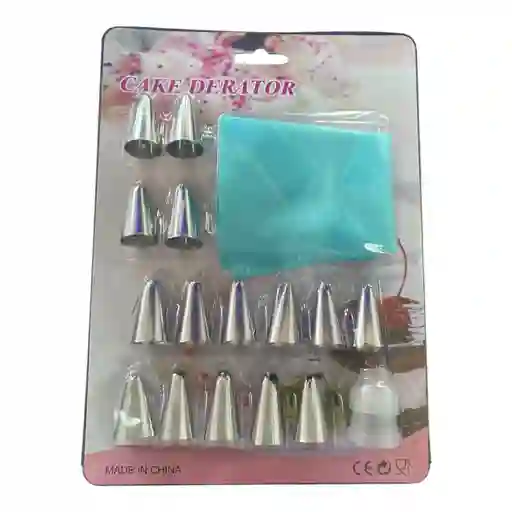 Manga Pastelera Con Quince Diseños De Boquilla