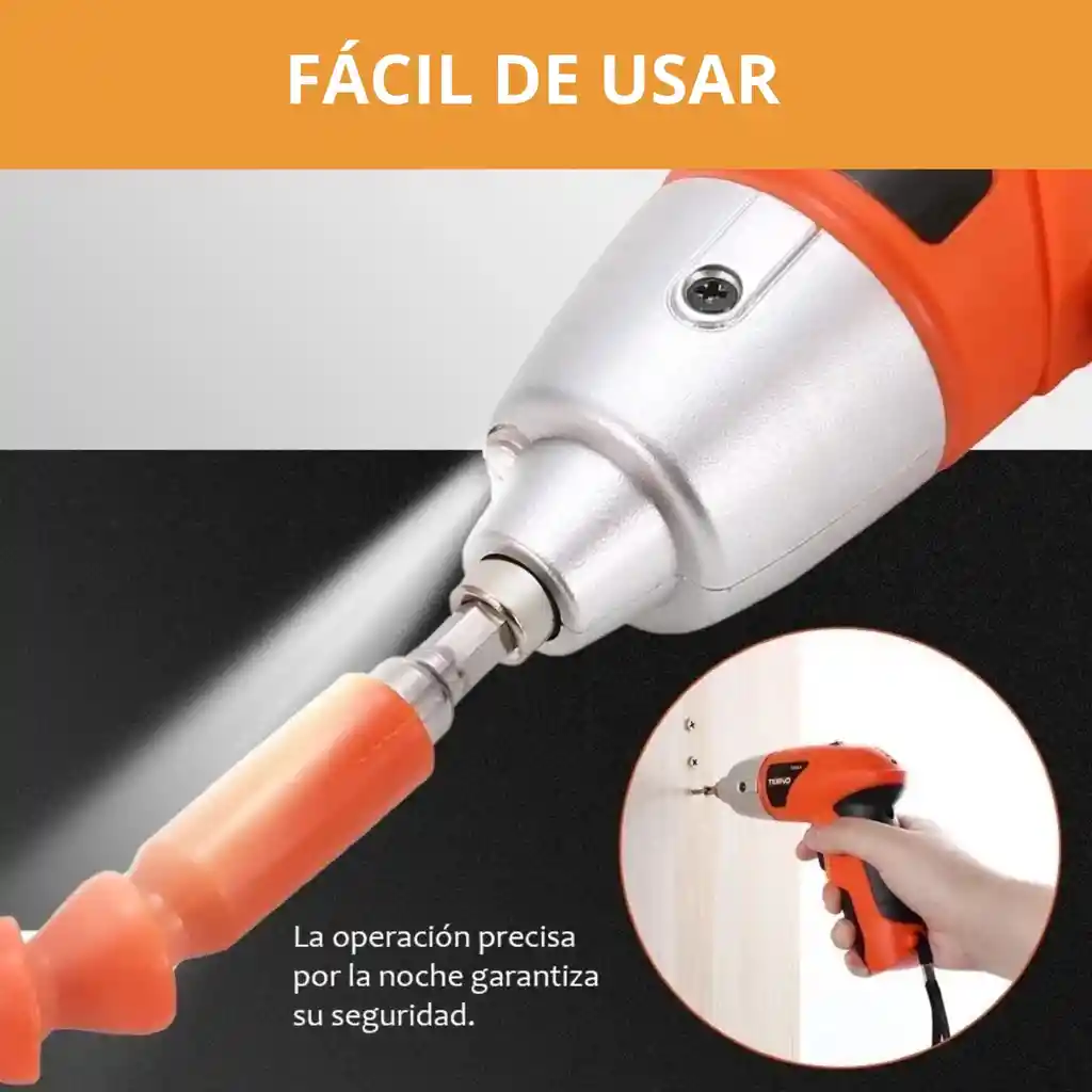 Destornillador Inhalámbrico Con Estuche