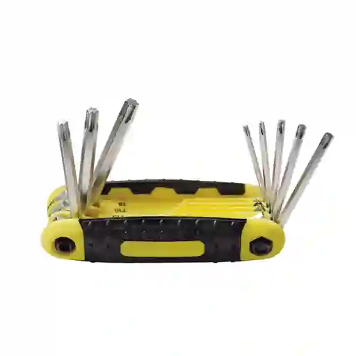 Juego De 8 Llaves Hexagonales Torx Tipo Navaja
