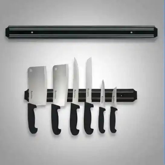 Soporte Imán Cuchillos Negro