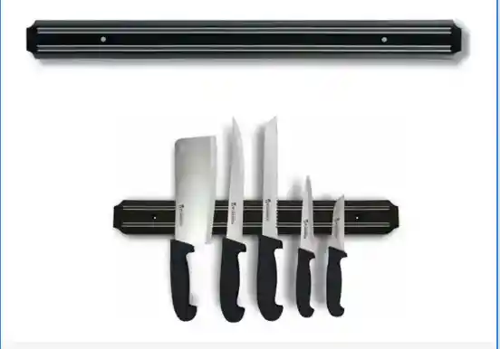 Soporte Imán Cuchillos Negro