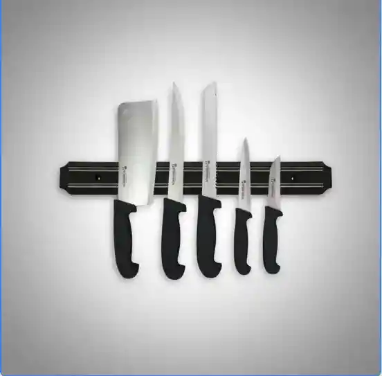 Soporte Imán Cuchillos Negro