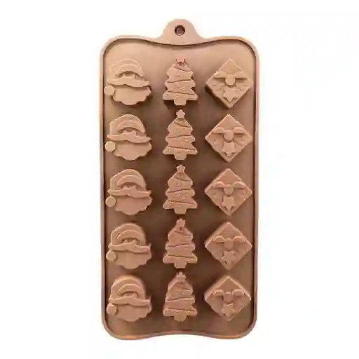 Molde Para Hornear O Hacer Diseños De Chocolate De Navidad