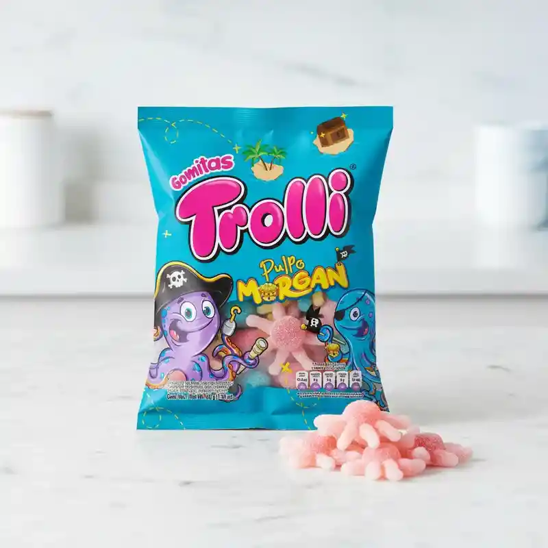 Gomitas Trolli Pulpo Morgan X 40 G