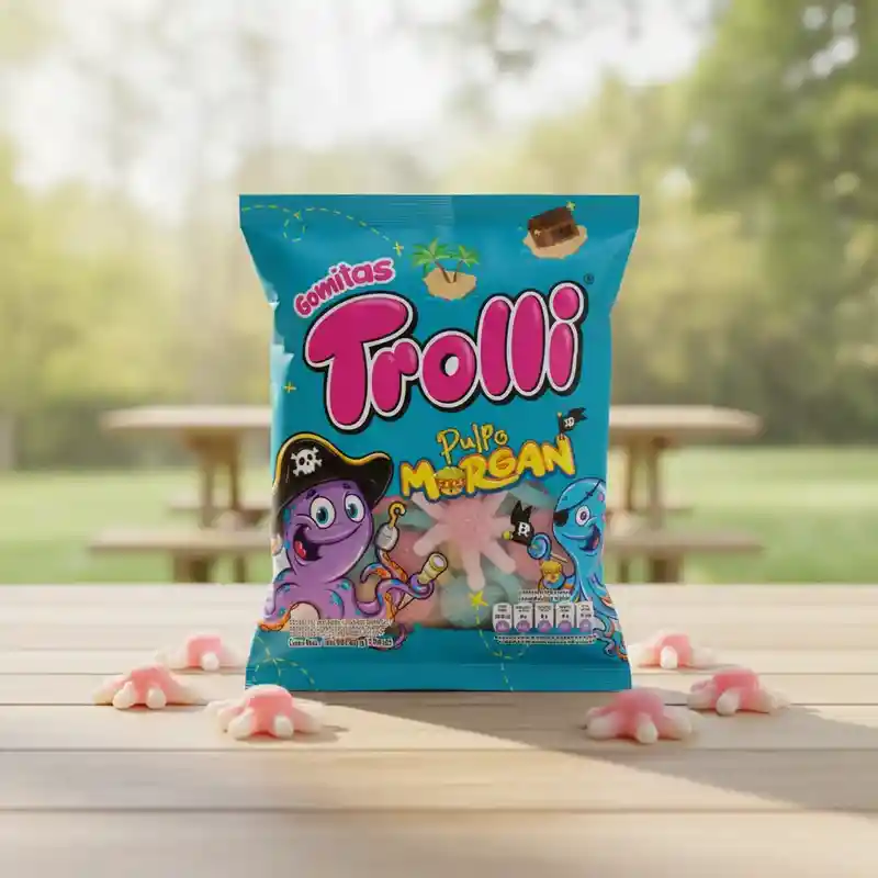 Gomitas Trolli Pulpo Morgan X 40 G