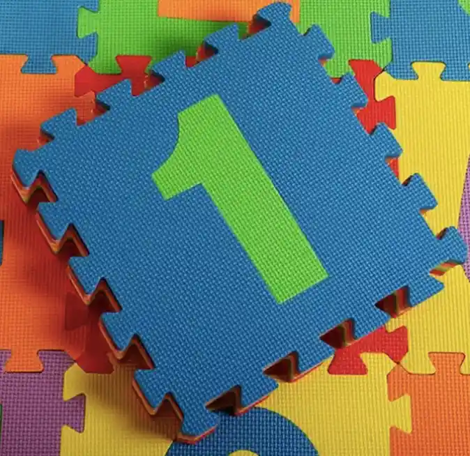 Tapete Alfombra Foammy Para Bebe X10 Piezas Frutitas